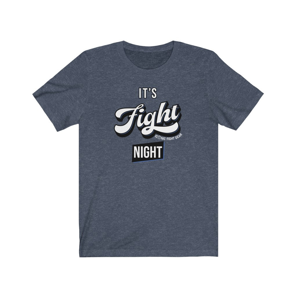 It's Fight Night T-Shirt, Blue Accent