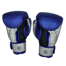 Load image into Gallery viewer, Blue Metallic Training Gloves
