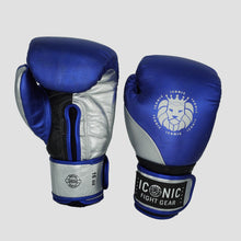 Load image into Gallery viewer, Blue Metallic Training Gloves
