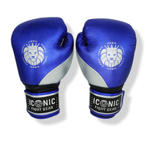 Load image into Gallery viewer, Blue Metallic Training Gloves
