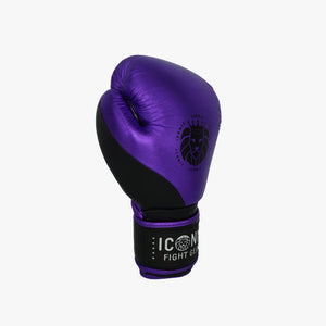 Purple Metallic Training Gloves