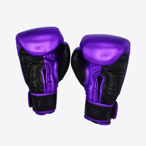 Purple Metallic Training Gloves